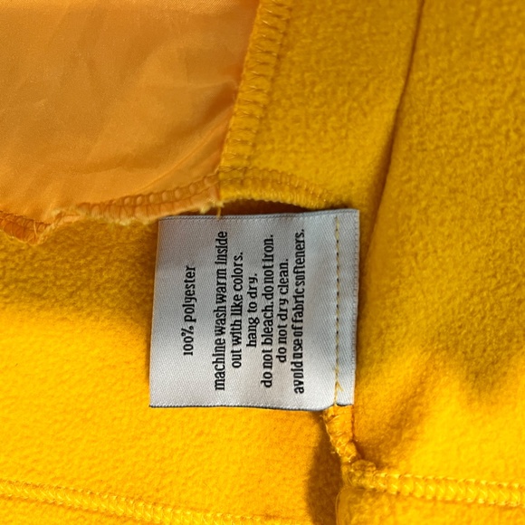 Dudley Stephens Cobble Hill Turtleneck Polar Fleece-Yellow - Picture 7 of 7